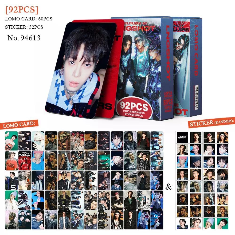Mới 2026 Thẻ Lngshot Photocard Ohyul Woojin Ryul Louis Lomo Thẻ 60 Cái + Miếng Dán 32 Chiếc