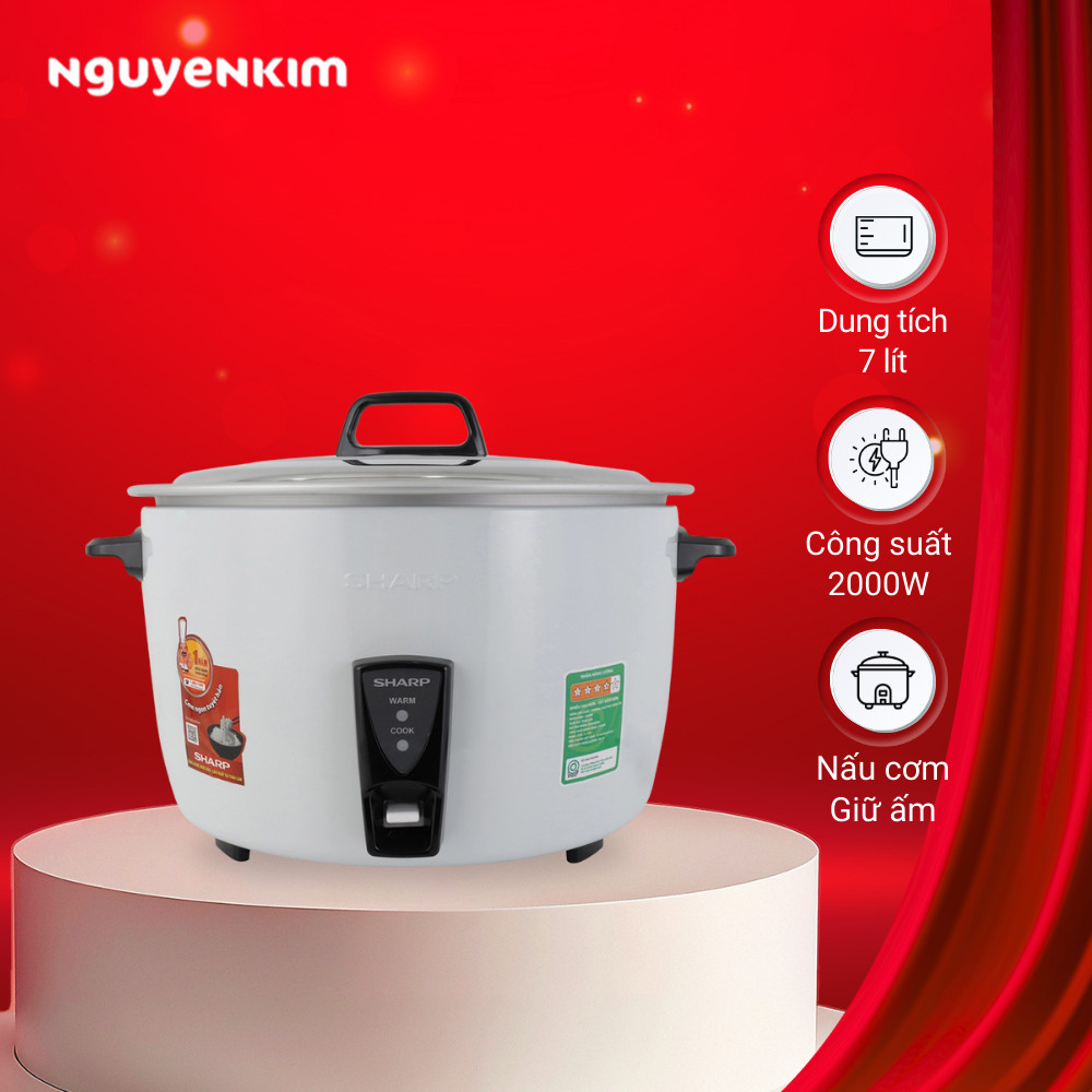 Nồi cơm điện Sharp 7 lít KSH-D77V
