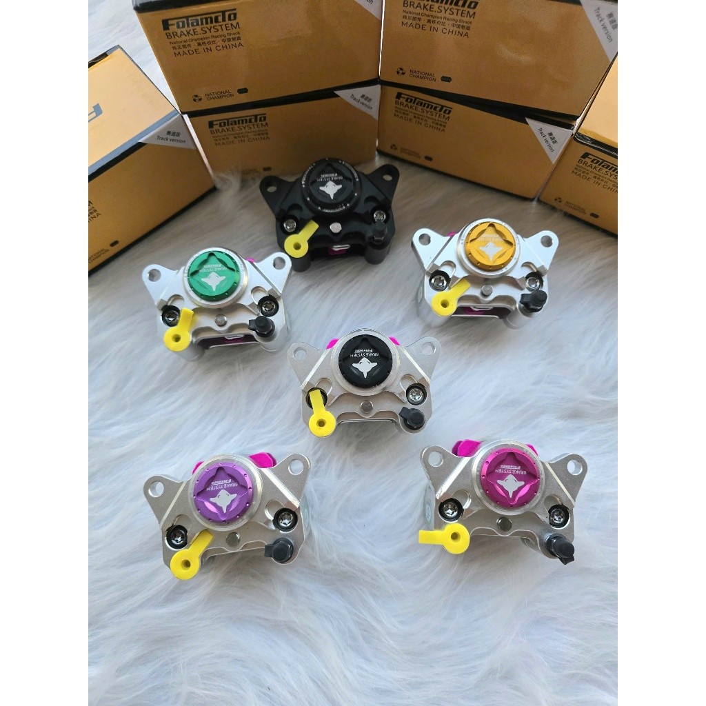 Heo 2 pis CNC Cá Mập FoLamdo gắn xe điện, xe máy hàng chuẩn chính hãng