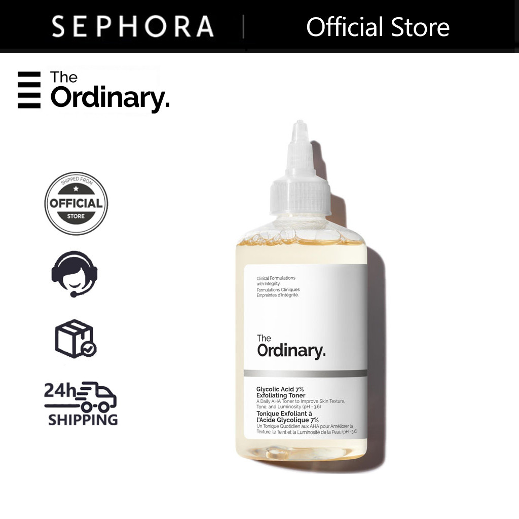 The Ordinary glycolic acid 7% tẩy tế bào chết làm sáng da Glycolic Acid 7% Toning Solution 240ml