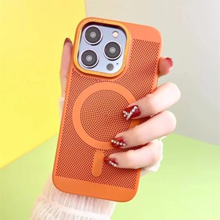 Ốp Điện Thoại silicone Cứng Tản Nhiệt Thoáng Khí Chống Sốc Cho iphone 11 12 13 14 Pro Max 14 plus