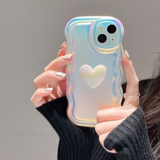 Ốp Điện Thoại Cứng Họa Tiết Gợn Sóng 3d Màu Laser Cho Iphone 14 14 Pro 14 Pro Max 11 12 promax 13 Pro Max