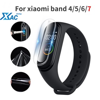 Miếng Dán Hydrogel Bằng TPU Mềm Bảo Vệ Màn Hình Cho Xiaomi Mi Band 7 Band 4 / 5 / 6 / 7 HD 5 6