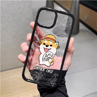 Ốp Điện Thoại Nhựa Acrylic Cứng Trong Suốt Hình Cún Thời Trang Cho iphone 14promax 11 13 12 7Plus 8 X XS Max Ốp Lưng Điện Thoại Kiểu Dáng Thời Trang Dành Cho Iphone