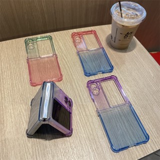 Ốp Điện Thoại Chống Sốc Màu Tương Phản Đơn Giản Cho OPPO Find N2 Flip 5G