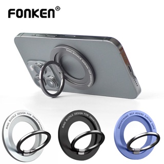 Vòng đỡ gắn điện thoại FONKEN siêu mỏng từ tính thích hợp cho I-phone 12 13 Mini Pro Max