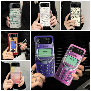 Ốp Điện Thoại Cứng Gấp Gọn Chống Sốc Đơn Giản Dành Cho Samsung Galaxy Z Flip 3 Z Flip 4