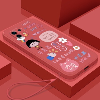 Ốp Điện Thoại Tpu In Hình Maruko + Dây Đeo Cho Xiaomi 8 Xiaomi 9 Xiaomi 10 Xiaomi 10S Xiaomi 10 LITE Xiaomi 11