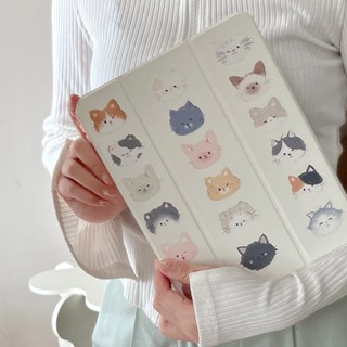 Ốp Máy Tính Bảng Có Giá Đỡ Hình Mèo Cho iPad Pro 11 2021 2020 iPad Air 4 Air 5 2022 iPad Mini 6 2021 9th 8th 10.2 inch