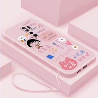 Ốp Điện Thoại Tpu In Hình Maruko + Dây Đeo Cho Redmi 9 Redmi 9A Redmi 9C / 10A Redmi 8 Redmi 8A Redmi 10C