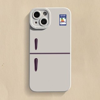 Ốp Điện Thoại Mềm Kiểu Tủ Lạnh Mini Cho Iphone 14pro max 13 / 12 / 11 Xr 6Plus / 7 / 8 se