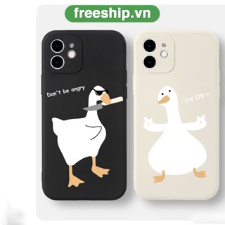 Ốp điện thoại iphone vịt đứng nhảy siêu cute BVC 7plus/8plus/x/xs/xs max/11/11pro max 12 13 14 plus e3021