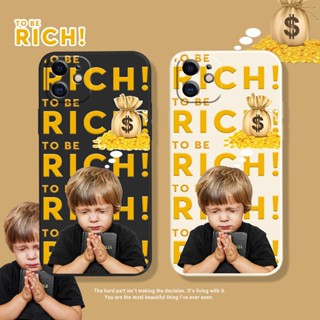 Ốp lưng iphone cậu bé to be rich 14 Pro max 6 7 Plus 8 Plus 11 11 Promax X Xs max 12 Pro 13 14 Se2020 e4058