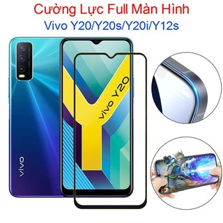 (F40) Miếng Dán Cường Lực Vivo Y20 / Y20i / Y20s / Y12s Full Màn Hình