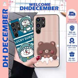 Ốp lưng Samsung S23 ULTRA in hình gấu K@ws, gấu nâu, dor@emon RẺ- ĐẸP- BỀN