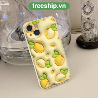 Ốp lưng iphone bảo vệ camera họa tiết chanh iPhone 14, 13, 12 Mini Pro Max, 11 Pro Pro Max/ Xs Max/ XR 7 SE e4155