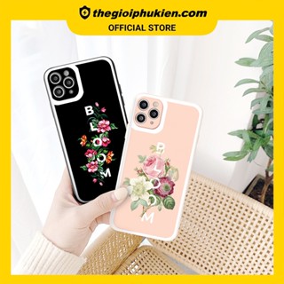 Ốp iphone - Ốp lưng iphone cạnh vuông bảo vệ camera hoa dành cho ip 6 đến 14promax - ng352