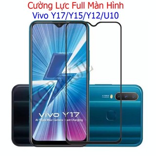 (F41) Miếng Dán Cường Lực Vivo Y17 / Y15 /Y12 / U10 Full Màn Hình
