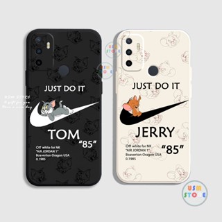 Ốp lưng OPPO A1 A8 A31  A52 A72 A92 A53  A32  A53S A33  A11S  A71 A83, chất TPU dẻo, hình Tom Jerry