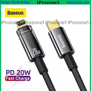 Cáp sạc nhanh 20W tự ngắt Baseus cho Smart Phone 14 Promax , 14 Pro ,13 Promax ,12 Promax , Type C to IP chống cháy nổ
