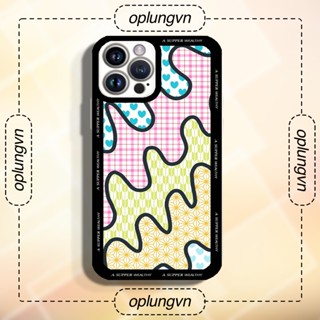 Ốp lưng iphone Màu sắc ốp vuông 6plus 6splus 7 plus 8plus X Xr XsM 11 12 13 Promax 14 Promax tr8014