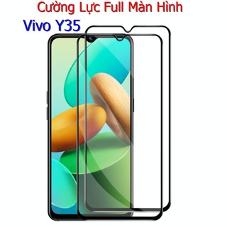 (F40) Miếng Dán Cường Lực Vivo Y35 Full Màn Hình
