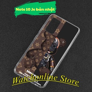 Ốp lưng dẻo Xiaomi Redmi Note 10 JE bản Nhật Model XIG02 in họa tiết Bear