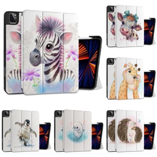 Ốp Máy Tính Bảng Da PU Gập Ba Bảo Vệ Cho iPad Air5 Air4 iPad Pro12.9 11inch Mini6 2022 2021 2020 2018 iPad 10.9inch 10th Gen