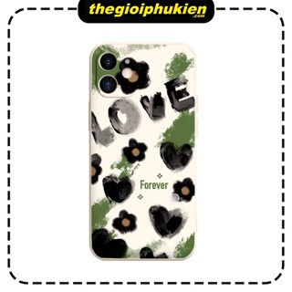 Ốp điện thoại iphone tpu bảo vệ cam hoa love 7 8 Plus 6 6s Plus 11 13 12 14 Pro MAX XR X XS MAX - e6020