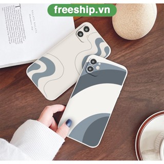 Ốp silicon iphone họa tiết sóng cực đơn giản ip 7plus 8plus x xsmax 11 12 13 14 pro promax  e4042