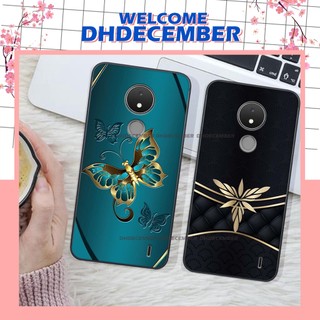 Ốp lưng Nokia C21 in hình hoa xinh xắn, hiện đại , thời trang ,phong cách