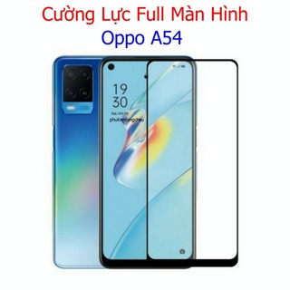 (F14) Miếng Dán Cường Lực Oppo A54 4G Full Màn Hình
