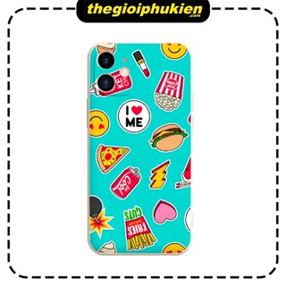 Ốp điện thoại iphone tpu bảo vệ cam fast food 7 8 Plus 6 6s Plus 11 13 12 14 Pro MAX XR X XS MAX - e6094