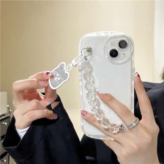 Ốp Điện Thoại Mềm Trong Suốt Hình Gấu Cho Iphone 12 pro max 11 pro max xs max xr x 13promax 14 pro max 14 plus