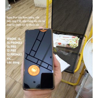 IPHONE_Cường lực Hyper Pro+ siêu Nano không viền bo mép cho Iphone 14 Pro max/ Iphone 14/ 13 Pro max/ Iphone 12 Pro max