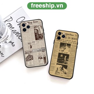 Ốp iphone bài viết báo độc lạ vintageđủ mã 6 6s plus 7 8 plus x xs xr 14promax 13 12 11 pro max plus e4106