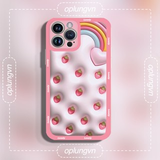 Ốp iphone  Dâu Tây Ốp điện thoại mềm thích hợp cho iPhone 11 Pro 11 12 13 Pro max XS max XR 7 plus 8plus Se tr3233