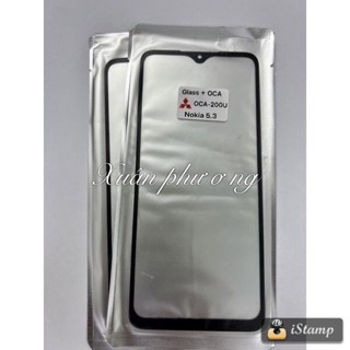 Kính ép màn hình Nokia 5.3(liền keo)