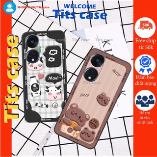 Ốp lưng Oppo RENO 8T ( 4G) / RENO 8T 5G -BẢO VỆ CAMERA in hình bò sữa, gấu be@r, cute cực  ĐỈNH -  cực CHẤT-  cực COOL