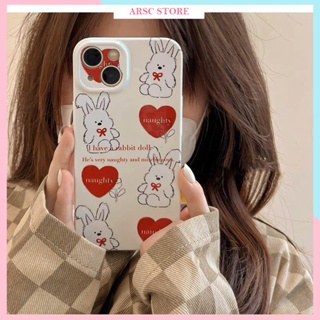 Ốp Lưng iphone Thỏ Tình Yêu Rabbit Doll Đơn Giản Cao Cấp cho Iphone X XS XS Max 11 12 13 14 Pro Max