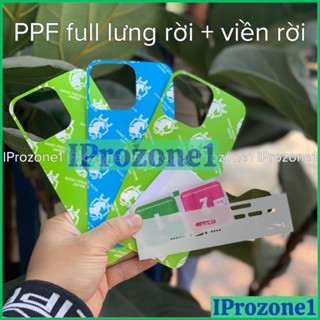 Dán PPF lưng + viền rời 4 lớp cho Smart IPhone 14 Promax / 14 Pro / 13 Promax / 12 Promax dễ dán tặng kèm gạt