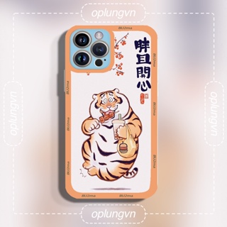 Ốp lưng iphone cute Hổ Ăn Cá Viên dẻo case 14plus 14 pro max 13 12 promax 11 mini 6 6s 7 8 plus x xr xs Se tr3031