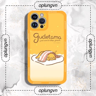 Ốp điện thoại mặt nhám Gudetama đang ngủ cho IPhone 13 12 Mini 11 Pro Max XR X XS MAX SE2020 8 7 6 Plus tr8063
