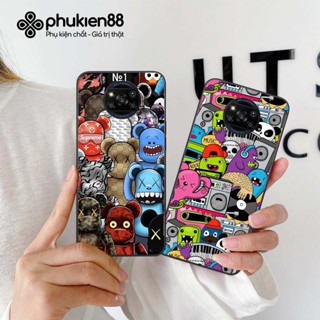 Ốp lưng Xiaomi Poco X3 / Poco X3 Pro hình kaws bearbrick gấu siêu đẹp, ốp rẻ bền đẹp