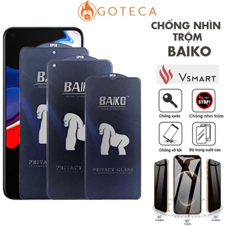 Kính cường lực Baiko Chống nhìn trộm Vsmart Full dòng Live 4/ Joy 4/ Joy 2 Plus/ Joy 3/ Active 3/ Star 4/ Star 3/ Star 5