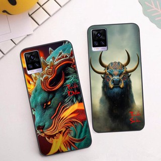 Ốp Vivo V20 in hình 12 con giáp siêu chiến binh cực chất