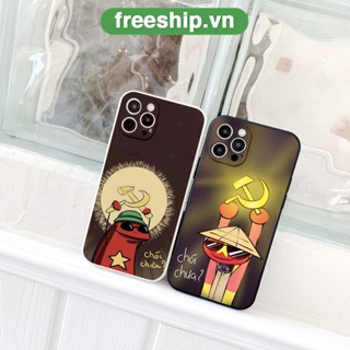 Ốp iphone viền vuông meme đội mũ cối và nón cho iphone 6/7/8 X  XS xr xsmax 11/12/13/14pro promax e3005