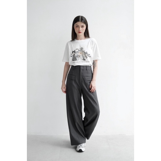 RUBIES Corbin Pants - Quần Dài Nữ Ống Suông Rộng
