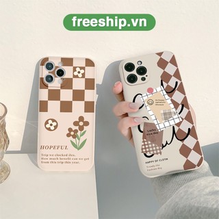 Ốp iphone BVC kẻ caro Hopeful Apple iphone Case 7+ 8 plus 12 Pro max 11 Pro X XS MAX XR 14 13pro promax e5033