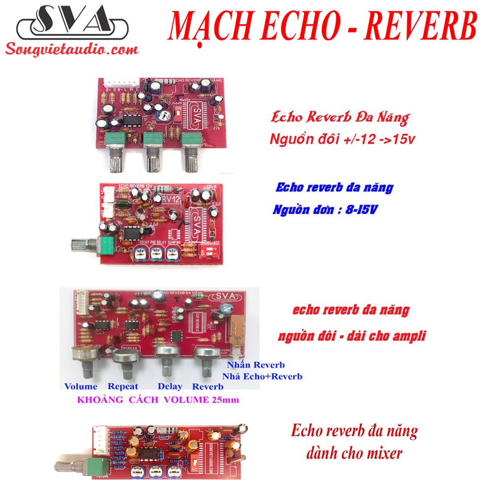 Mạch Echo Reverb đa năng